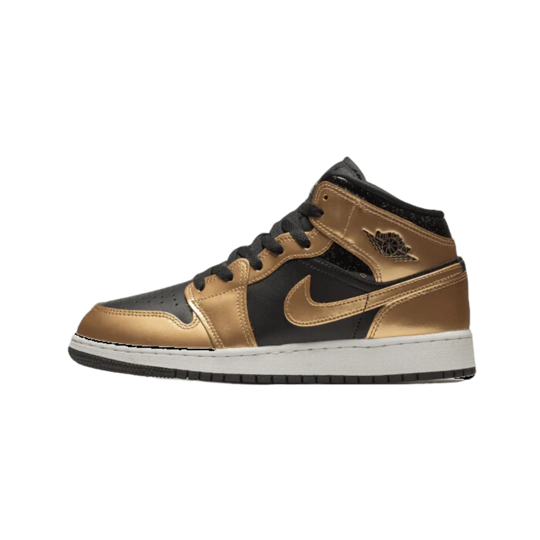 Air Jordan 1 Mid Metallic Gold