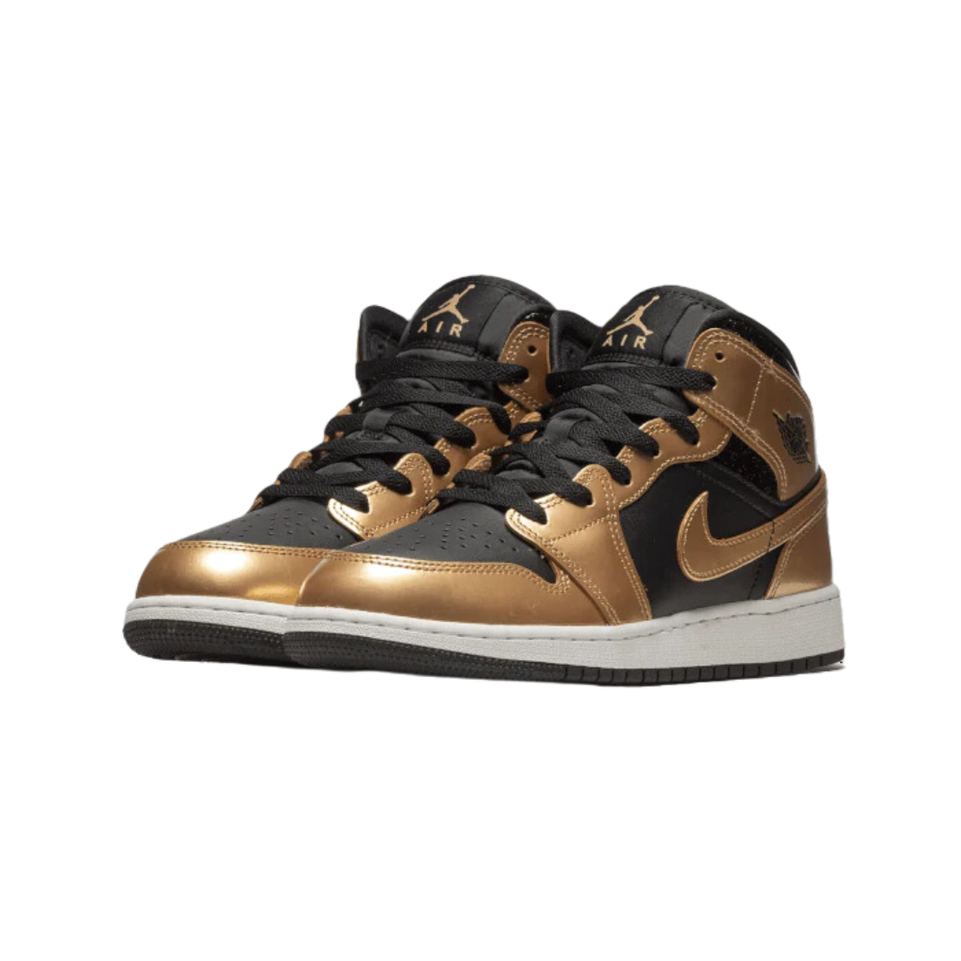 Air Jordan 1 Mid Metallic Gold