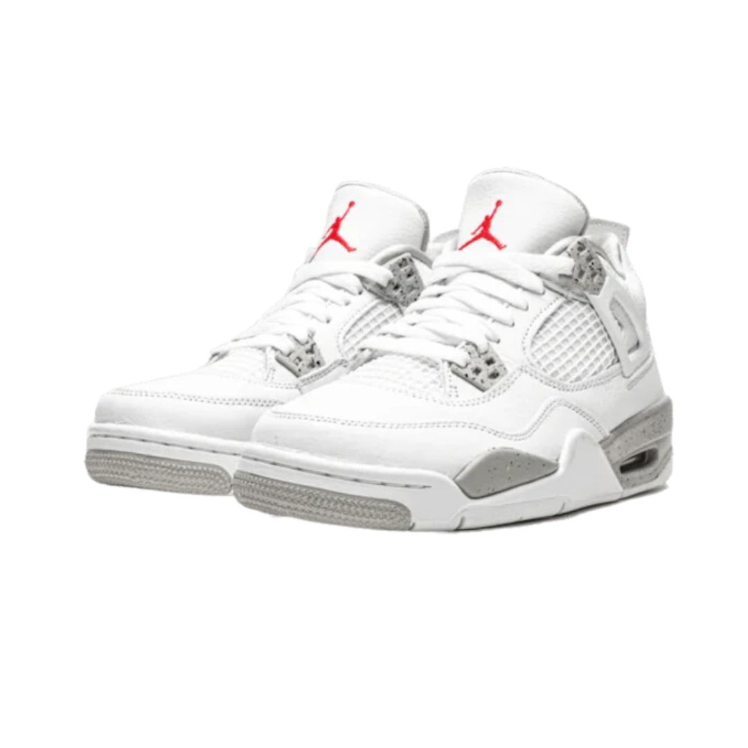 Air Jordan 4 Tech White (White Oreo)