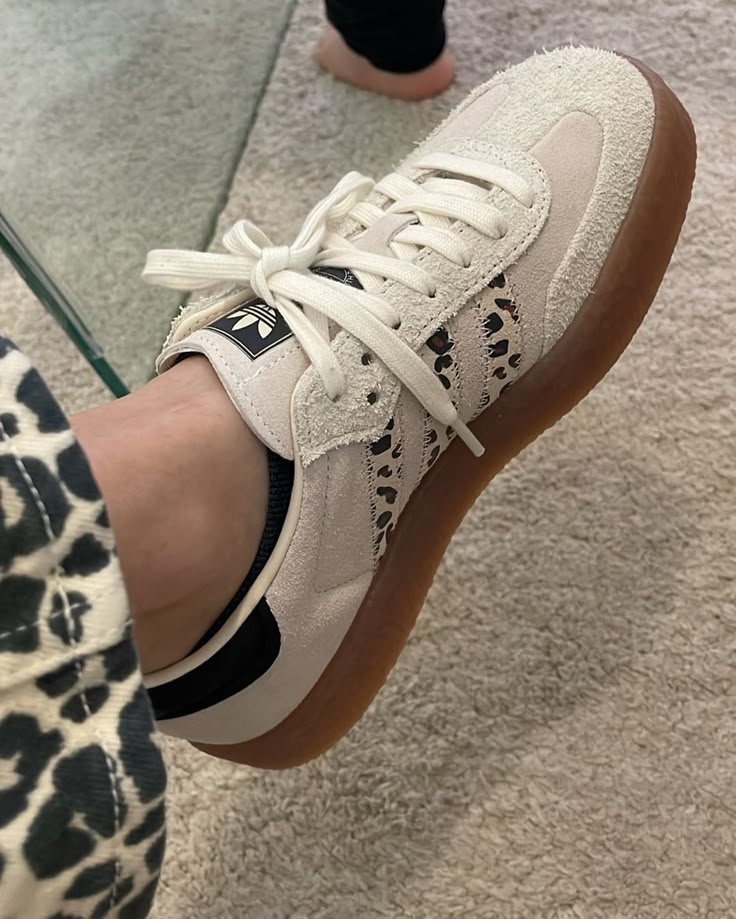 Adidas Sambae Leopard Off White