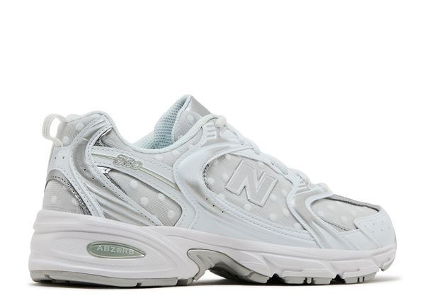 New Balance 530 Silver Metallic Polka Dots