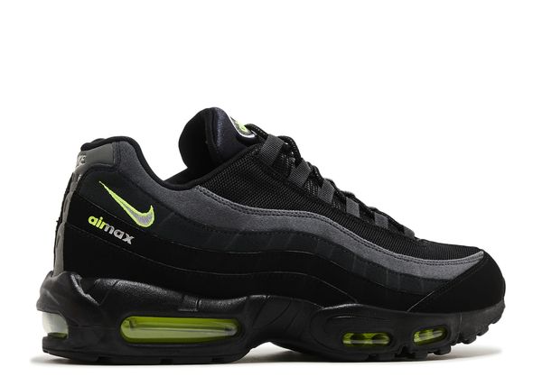 Nike Air Max 95 Retro Logo Black Grey Volt