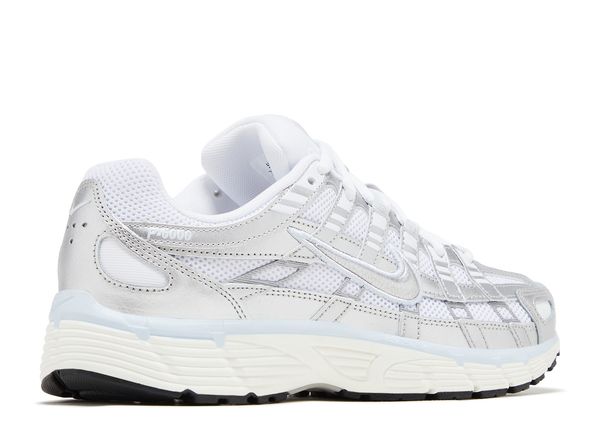 Nike P-6000 White Blue Tint Sail Metallic Silver