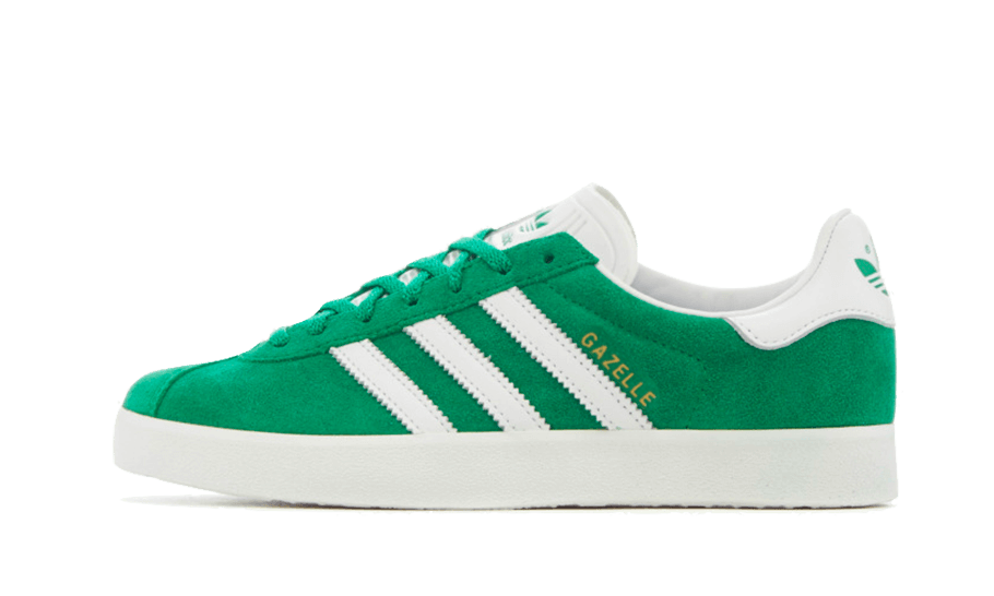 Adidas Gazelle 85 Green White Gold Metallic - HyphedKickz