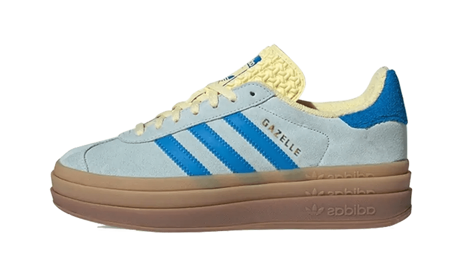 Adidas Gazelle Bold Almost Blue Yellow - HyphedKickz