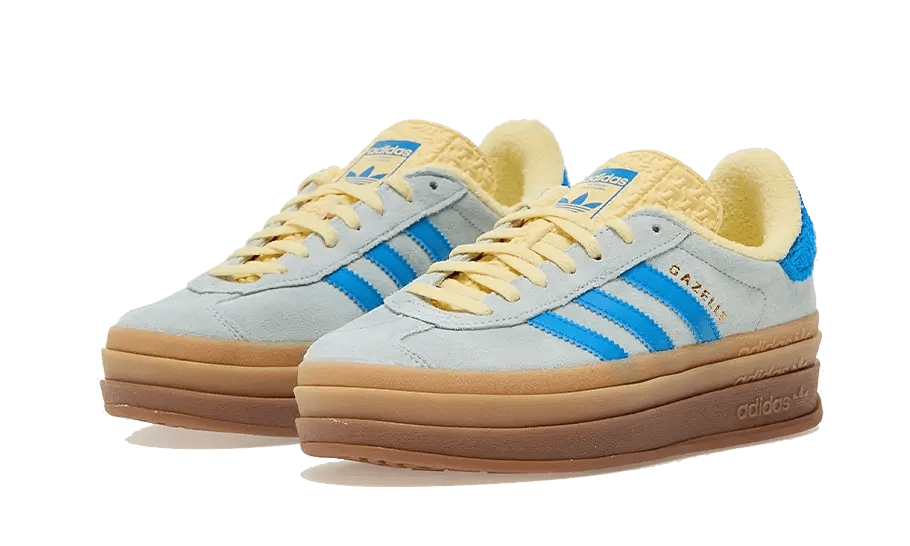 Adidas Gazelle Bold Almost Blue Yellow - HyphedKickz