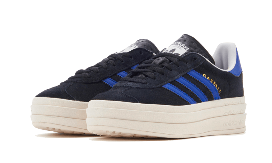 Adidas Gazelle Bold Core Black Lucid Blue - HyphedKickz