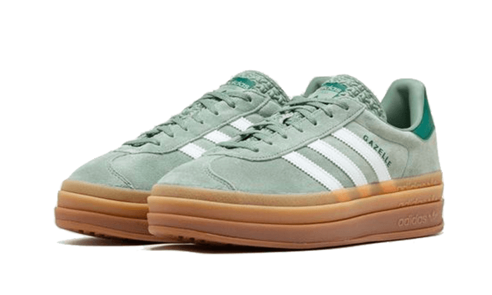 Adidas Gazelle Bold Silver Green - HyphedKickz
