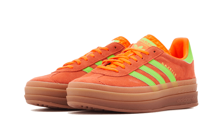 Adidas Gazelle Bold Solar Orange Solar Green - HyphedKickz