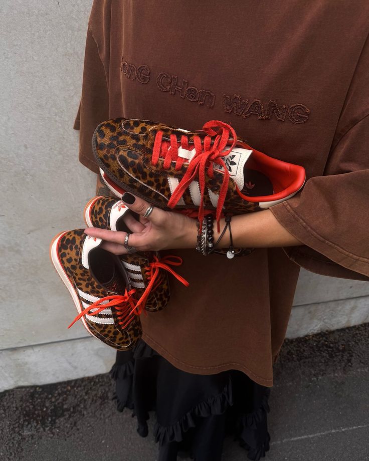 Adidas Samba OG Preloved Red Leopard