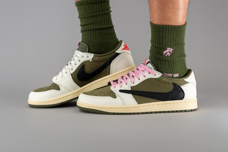 Air Jordan 1 Low Travis Scott Medium Olive